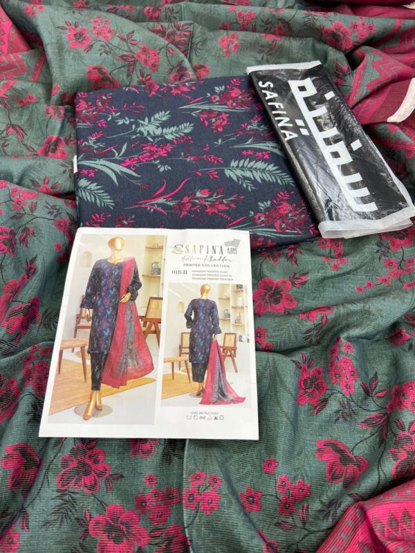 Premium Digital Printed Khaddar 3-Piece Suit