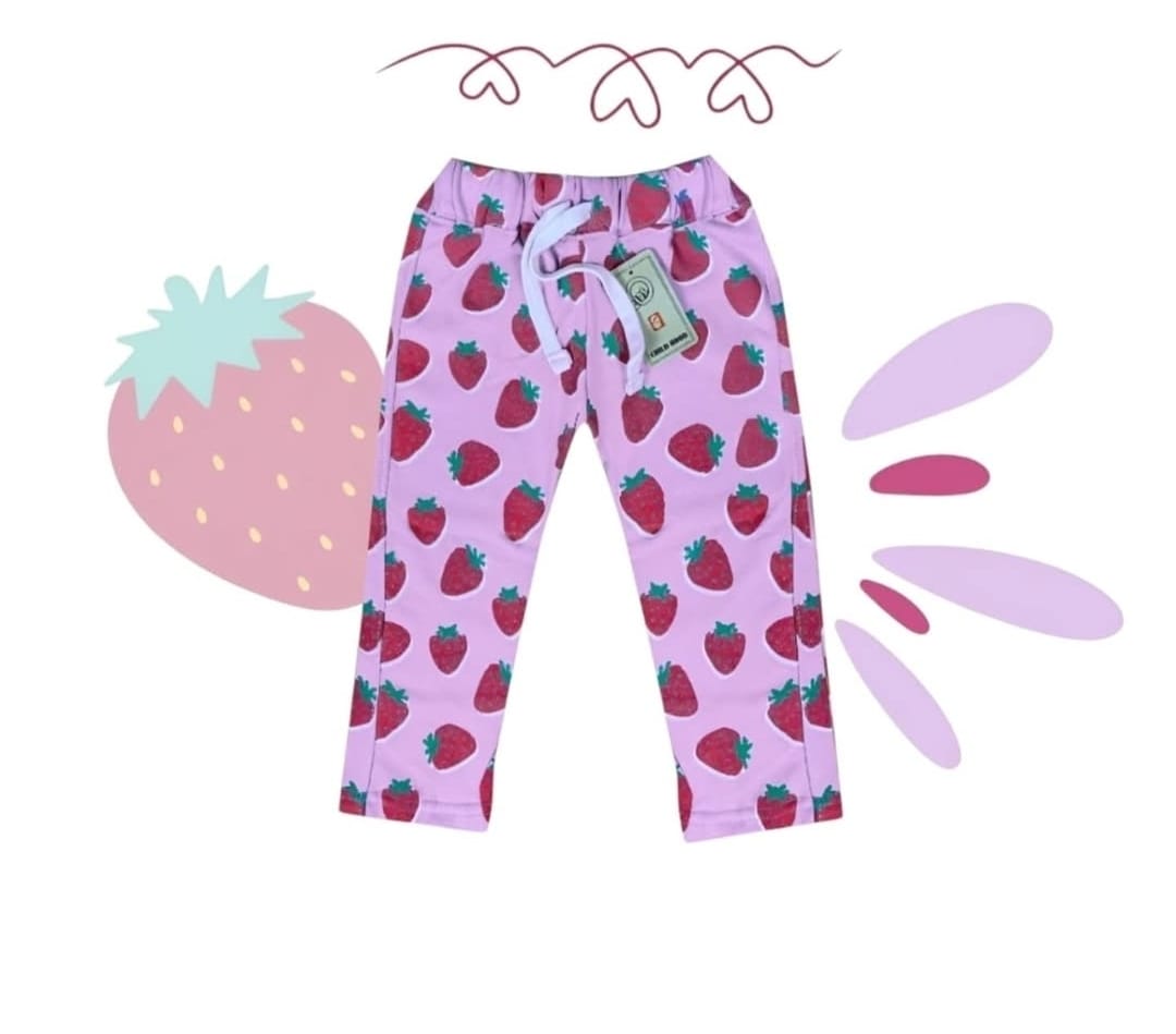 Girls’ Terry Trousers – Soft Cotton Joggers | Comfy Everyday Pants for Kids PACK OF 3 TROUSER